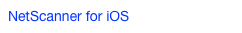 NetScanner for iOS